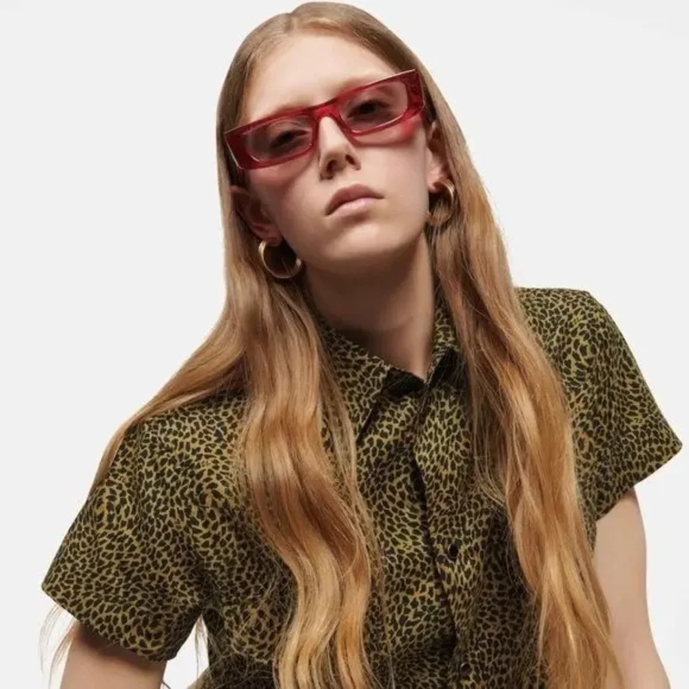 New! Saint Laurent Transparent Pink Sunglasses, SL553 003, Unisex, Authentic - Picture 8 of 12